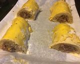 A picture of step 6 of California Farm Puff Pastry Sausages.