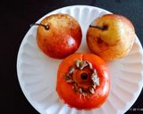 A picture of step 1 of Delicious healthy tasty persimmon and pears dry fruits halva.