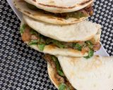 A picture of step 10 of Chicken fajita in Pita.