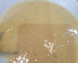 A picture of step 2 of Aloo ke pakore.