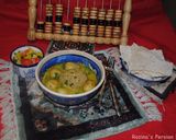 A picture of step 21 of Kufteh bozbash (stuffed meatball).