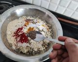 A picture of step 3 of Doodhi Muthiya.