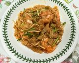 Gambar langkah 4 resipi 👩‍🍳Char Kuey Teow Udang.