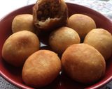 Foto langkah ke 5 dari resep Roti Goreng Isi Abon Sapi.