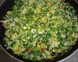 A picture of step 4 of Chicken Gravy and Potato Paratha with Raita and Salad.