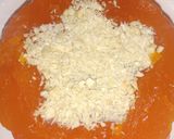 A picture of step 10 of Custard Powder Halwa cake mango flavour.