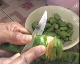 รูปขั้นตอนการทำที่ 1 ของ สะตอผัดกะปิหมูสามชั้น