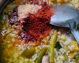 A picture of step 3 of Bisi Bele Bath.