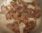 A picture of step 4 of Tender wet fry beef served with semi chilled boiled rice 😋.
