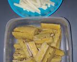 Roti manis : pisang keju #pr_beranibaking langkah memasak 9 foto