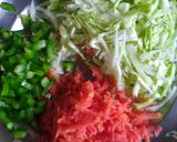 A picture of step 1 of Creamy veggies flowers.