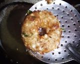 A picture of step 4 of Sabudana vada.