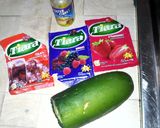 A picture of step 2 of Zobo (Hibiscus drink).