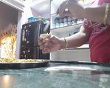 A picture of step 9 of Sabudana minty flavour samosa.