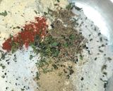 A picture of step 2 of Spinach Namakpare.