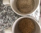 A picture of step 3 of Barnyard Millet Pongal.