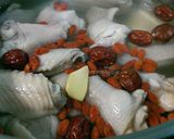 紅棗枸杞菇菇雞湯【電鍋料理】的食譜步驟4照片