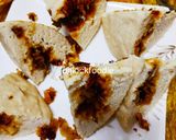 A picture of step 7 of Muaan pitha.
