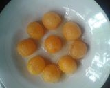 Hình bước làm 1 của món MỰC ÔM TRỨNG MUỐI