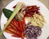 Foto langkah ke 1 dari resep Sayur Cakalang asap daun melinjo.