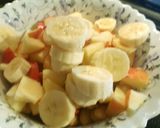 A picture of step 2 of Healthy Chickpea fruit bowl🍓🍌🍎🍜.