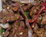 Gambar langkah 4 resipi Daging goreng belengas.