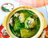 Hình bước làm 6 của món Canh khổ qua dồn thịt