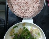 A picture of step 2 of Red poha-Sweet potato cutlet.