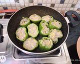 A picture of step 2 of Stuffed capsicum with corn potato fry.