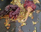 A picture of step 2 of Khatta Meetha Pumpkin.