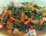 Foto langkah ke 3 dari resep Telur Orak Arik topping Buncis Bakso Wortel.