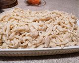 Brindzás haluska recept fázis 4 fotója