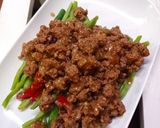 Foto langkah ke 3 dari resep Buncis siram tumis daging.