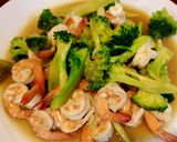 รูปขั้นตอนการทำที่ 1 ของ กุ้งผัดบรอกโคลี คีโต