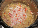 Empanadas de chupe de centolla con camarones