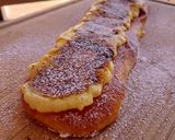 Foto del paso 15 de la receta: Cocas brioche rellenas de mazapán: de crema quemada y almendras