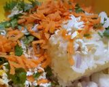 A picture of step 1 of Rice Tikki.