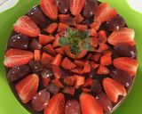 Foto langkah ke 3 dari resep Puding Buah Cinta.