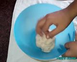 A picture of step 2 of Papri chaat.