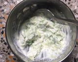 A picture of step 2 of Curd Cucumber Sandwich.