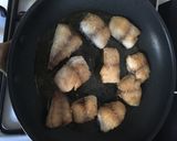 A picture of step 5 of Mackerel “Namban-zuke”.
