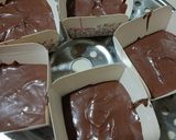 Gambar langkah 2 resipi Gluten-free Egg-free Brownies.