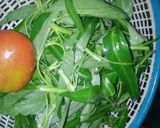 Foto langkah ke 1 dari resep Cah Kangkung Terasi Rumahan.