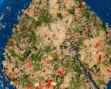A picture of step 4 of Dambun Shinkafa.