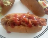 Foto del paso 3 de la receta: Perritos calientes con "salchichas de 🥕zanahoria" 😜😝😊