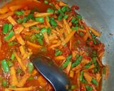A picture of step 4 of #Jollof rice contest#.