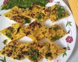 A picture of step 10 of Sweet Corn Dhokla.