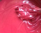 A picture of step 5 of Red velvet cake.