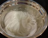 A picture of step 4 of Cloud Bread with Romano Cheese and Garlic Pepper.