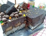 Foto langkah ke 7 dari resep Puding Cokelat Hias atau Tart Puding.
